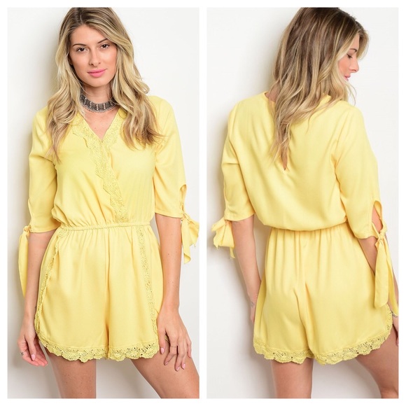 Pants - Yellow Romper